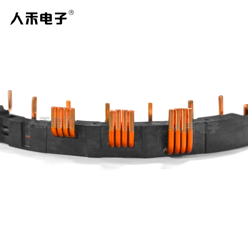 注塑銅排漆包線注塑件